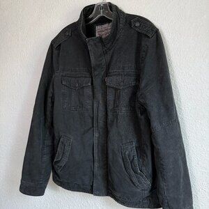 Levi's 🤘🏽 Men's Military Utility Jacket \\ Size Large // Black w/ sherpa